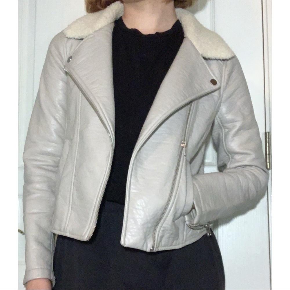 Faux Leather Jacket